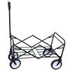 Folding Wagon Garden Shopping Beach Cart (Red)