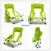 Low Folding Camping Chair, Portable Beach Chairs, Mesh Back Lounger For Outdoor Lawn Beach Camp Picnic