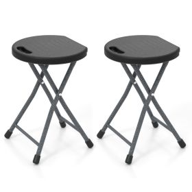 Folding Stool with Built-in Handle for Adults (Pieces: 2 Pieces)